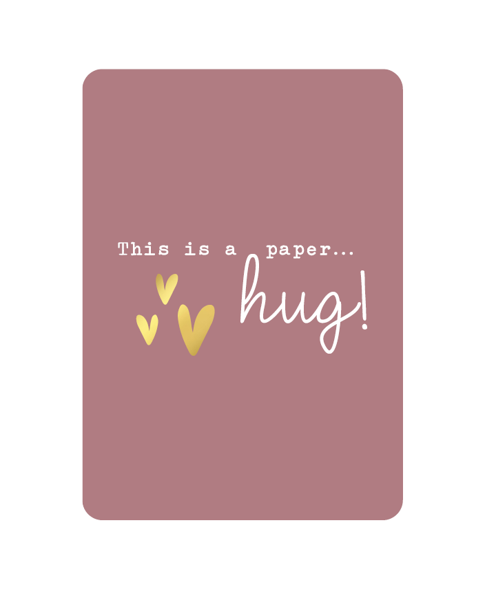 Kaart - This is a paper hug