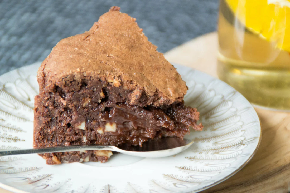 Chocolade-amandelcake