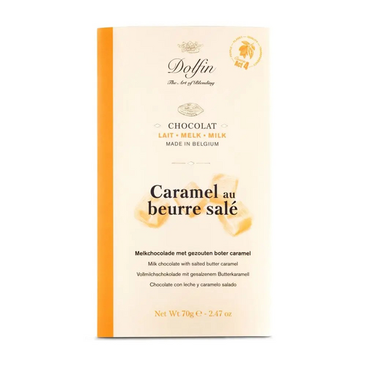 Dolfin chocolade - Melk Gezouten boter karamel