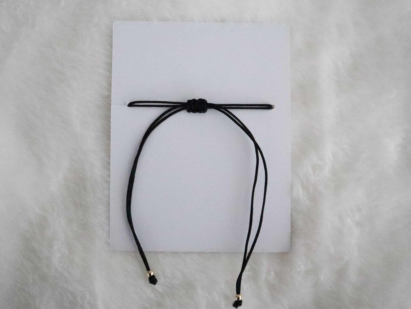 Bracelet met hart - zwart