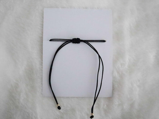 Bracelet met hart - zwart