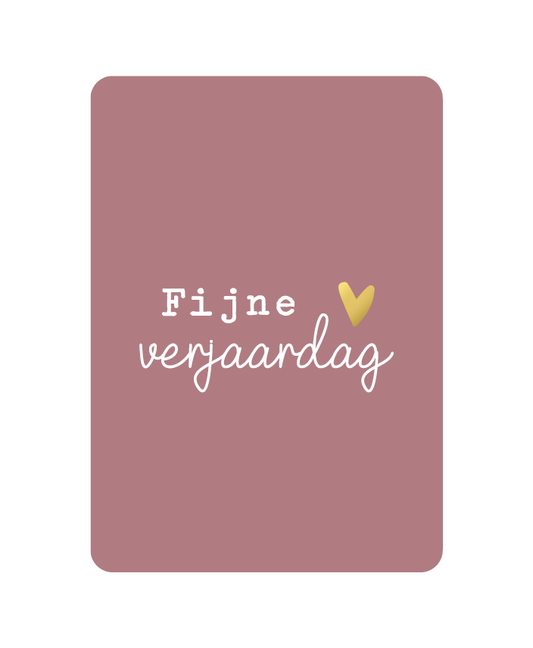 Kaart - Fijne verjaardag