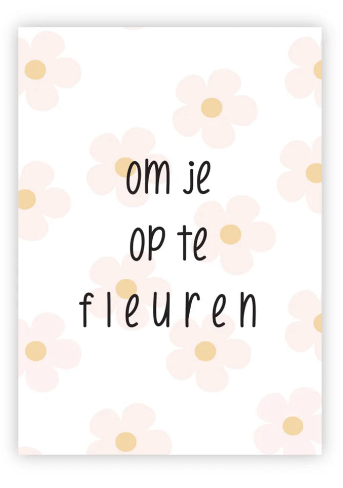 Kaart Om je op te fleuren