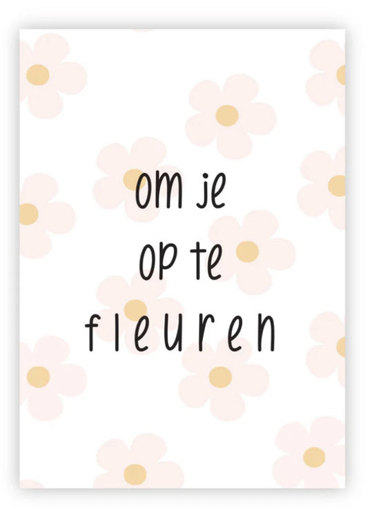 Kaart Om je op te fleuren