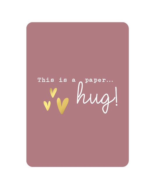 Kaart - This is a paper hug