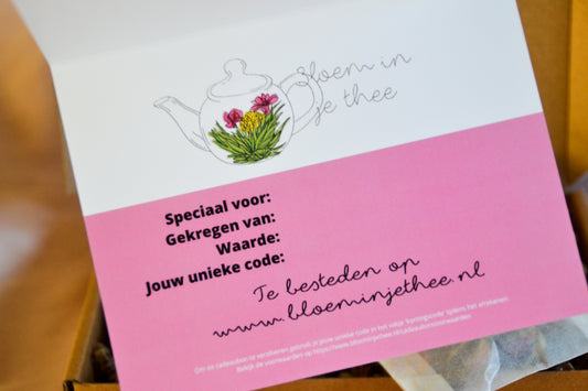 Brievenbuspakketje 'Cadeaubon'