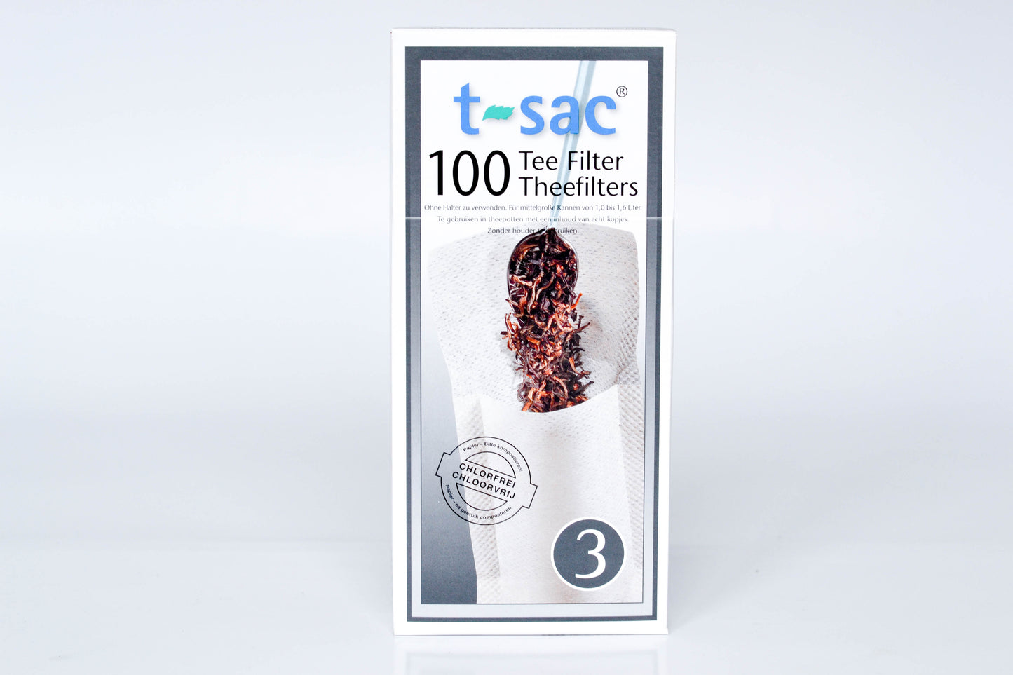 t-sac nr. 3 / theefilters (voor theepotten van 1 tot 1,6 liter)